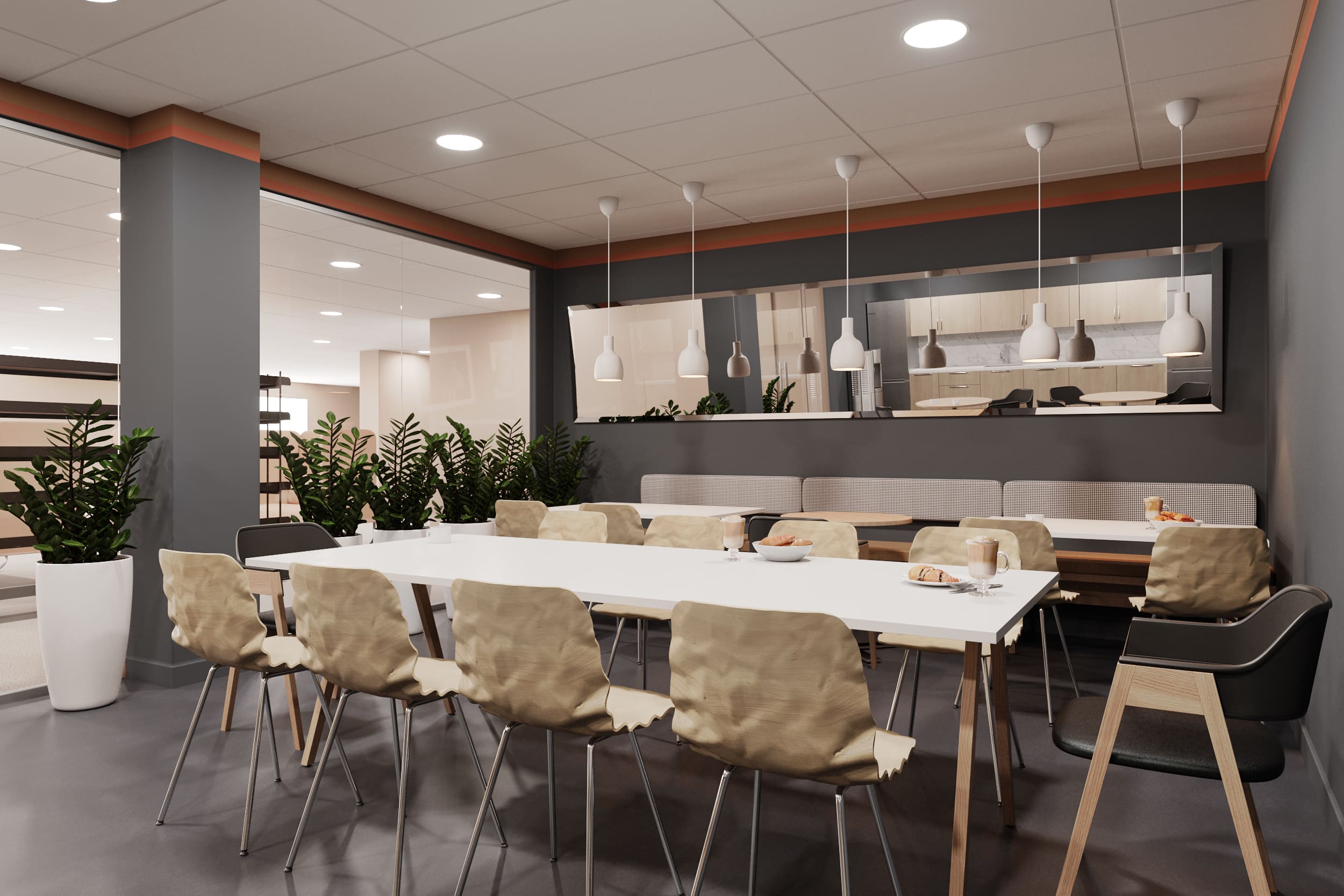 В интерьере офиса в Санкт-Петербурге мы также использовали преимущественно светлые тона В интерьере офиса в Санкт-Петербурге мы также использовали преимущественно светлые тона