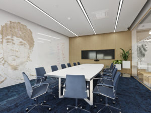 дизайн переговорной комнаты в офисе