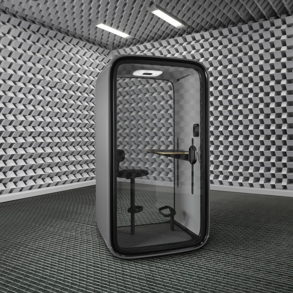 В своих проектах мы используем акустические кабины для офиса от финского производителя Framery В своих проектах мы используем акустические кабины для офиса от финского производителя Framery