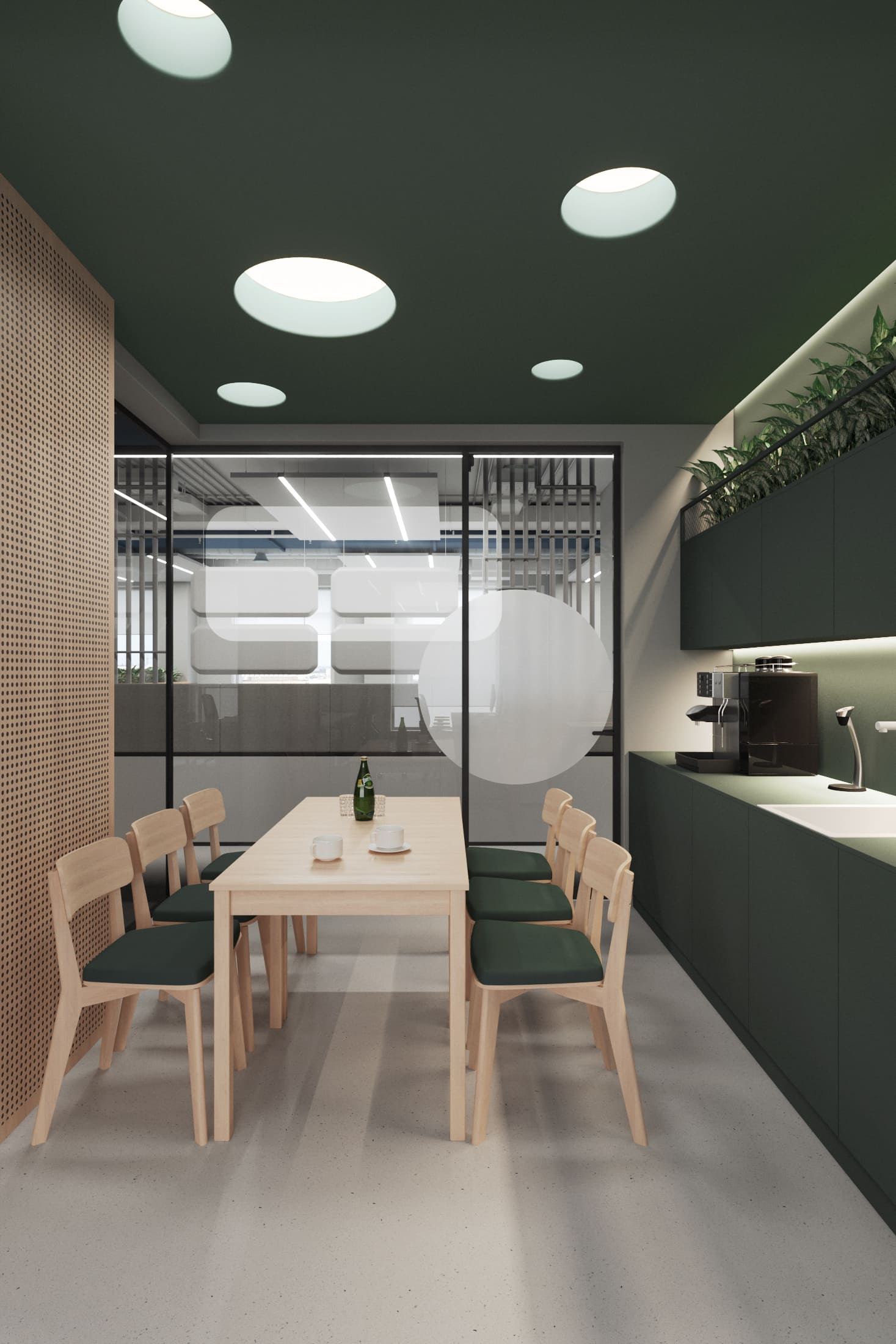 Если сотрудники питаются на работе, лучше выделить им отдельную комнату, чтобы запахи еды не витали по всему помещению Если сотрудники питаются на работе, лучше выделить им отдельную комнату, чтобы запахи еды не витали по всему помещению