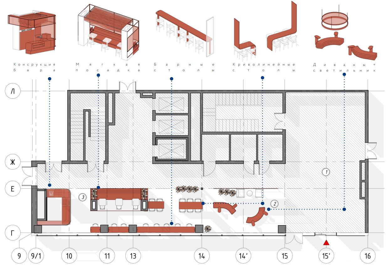 Мебель для зоны лобби отеля Мебель для зоны лобби отеля