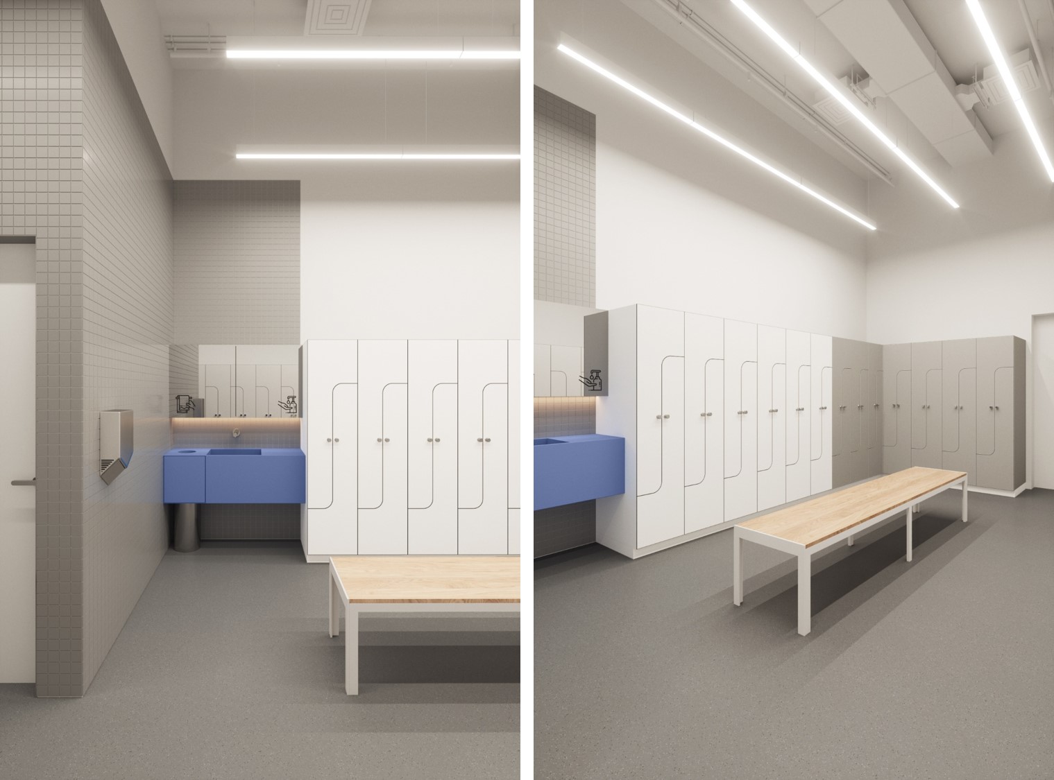 В проекте развлекательного центра много предметов мебели В проекте развлекательного центра много предметов мебели