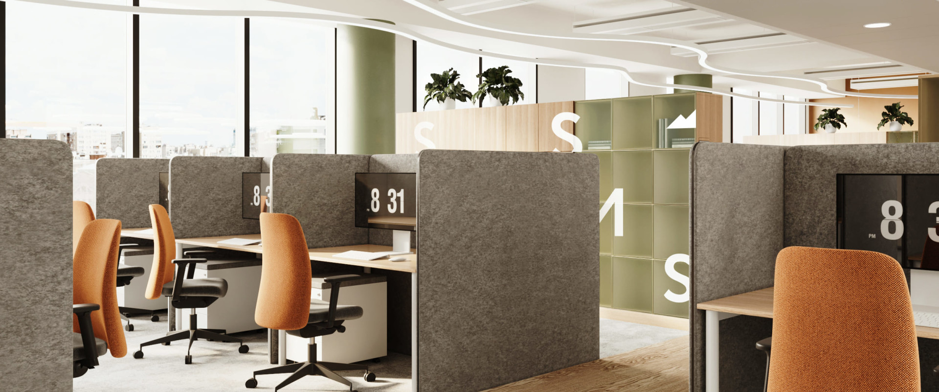 Modern and comfortable office for Sever Minerals in St. Petersburg 