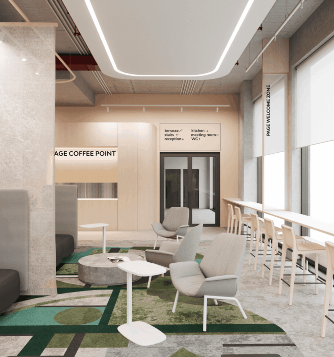 Проект современного коворкинг центра «Page» - фото №2