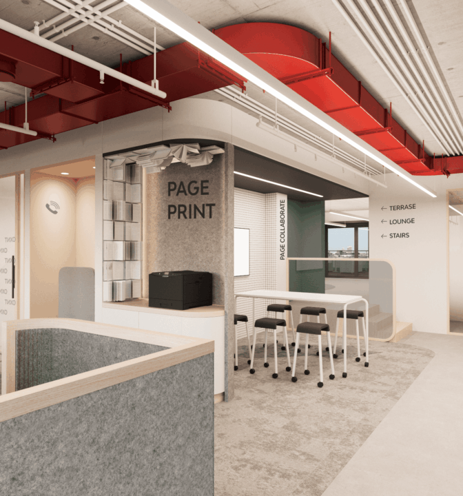 Проект современного коворкинг центра «Page» - фото №1