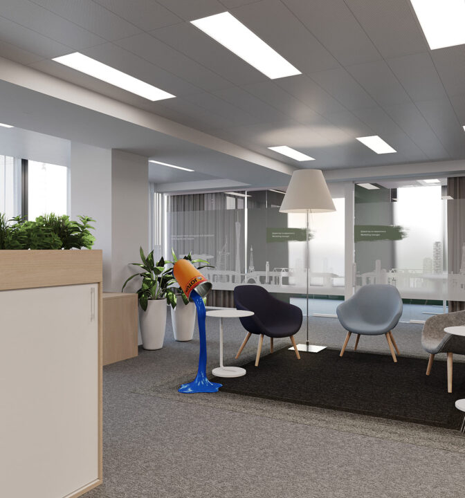 Разработка дизайна офиса для компании Jotun - фото №3