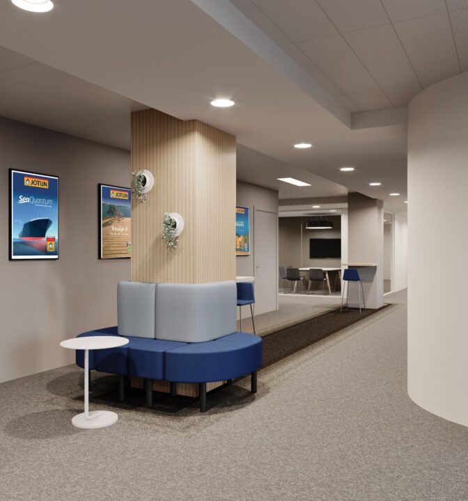 Разработка дизайна офиса для компании Jotun - фото №9