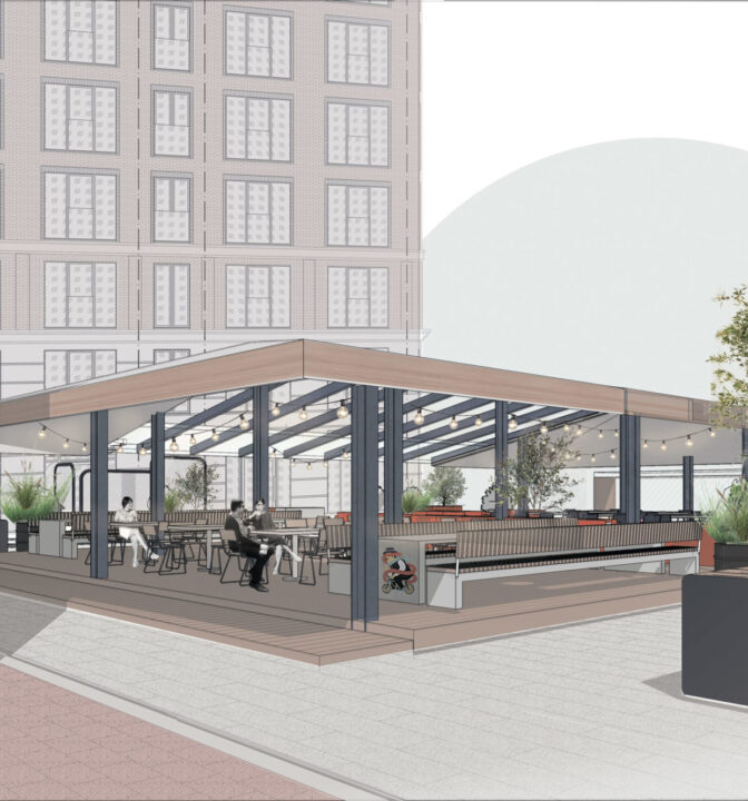 Благоустройство территории второй очереди квартала Docklands в стиле лофт - фото №1