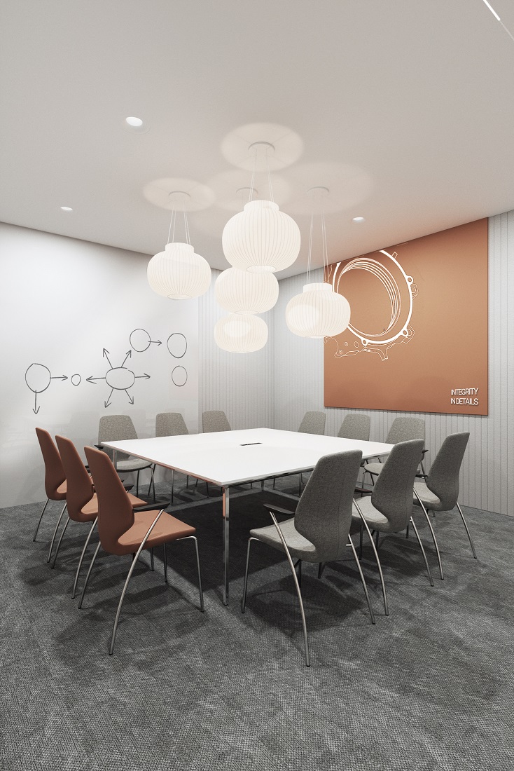 Дизайн интерьеров офиса дистанционно для Element Group Oy Shanghai - фото №4