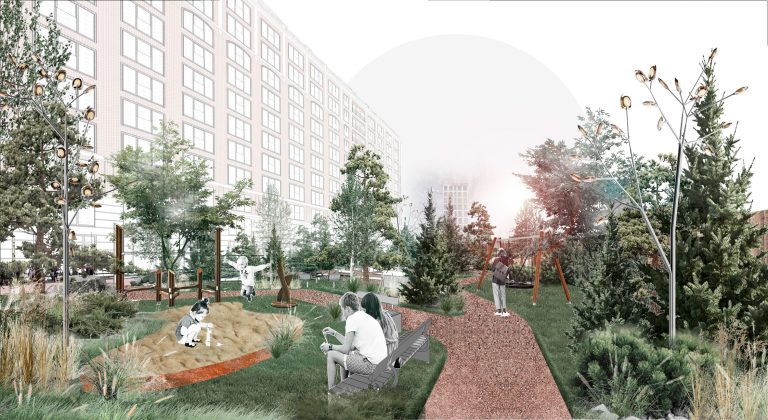 Благоустройство территории второй очереди квартала Docklands в стиле лофт - фото №2