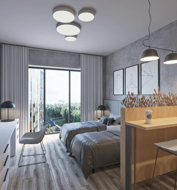 Лофт-квартал Docklands, корпус Vasilievsky: апартаменты в скандинавском стиле - фото №3