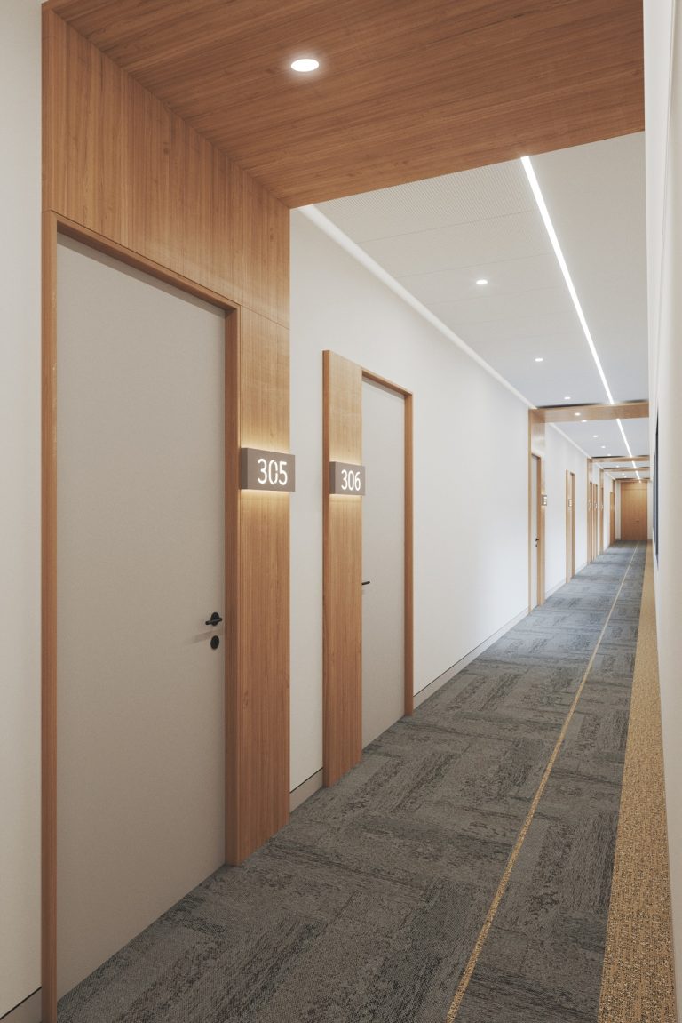 Проектирование общественных зон апарт-отеля iD Polytech - фото №1