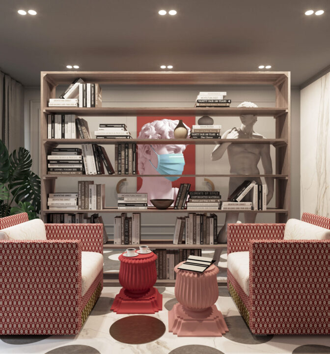 Интерьер лаунж-зон клубного дома Meltzer Hall - фото №2