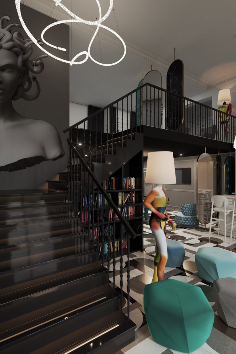 Интерьер лаунж-зон клубного дома Meltzer Hall - фото №4