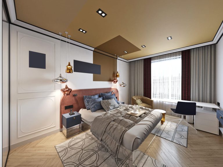 Дизайн-проект номера отеля для международной сети - фото №1