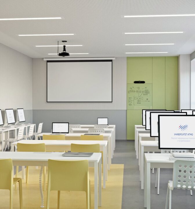 Дизайн-проект учебных аудиторий для универститета ИТМО - фото №5