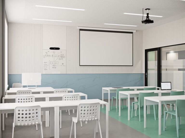 Дизайн-проект учебных аудиторий для универститета ИТМО - фото №1
