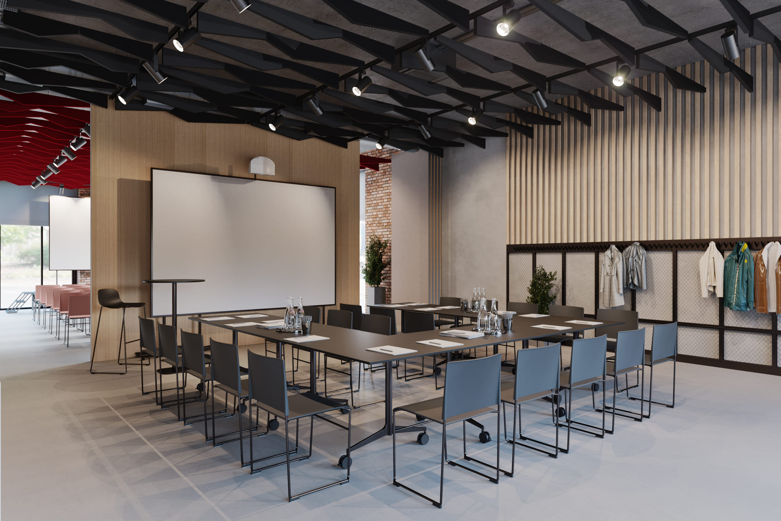 Дизайн-проект конференц-зала для лофт-квартала Docklands - фото №1