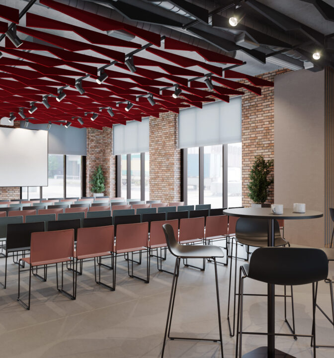 Designic | Design of a conference hall for the Docklands loft neighborhood Дизайн-проект конференц-зала для лофт-квартала Docklands - фото №6