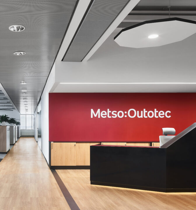 Open space офис Metso Outotec - фото №2