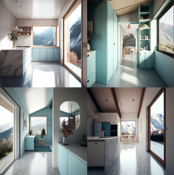 Пример дизайна интерьера через нейросеть Midjourney по запросу Пример дизайна интерьера через нейросеть Midjourney по запросу