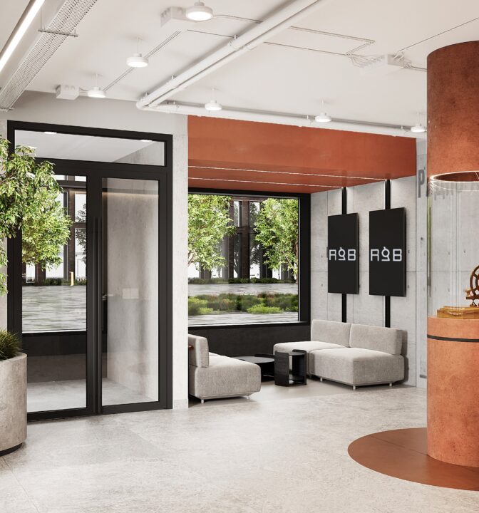 Дизайн мест общего пользования дома «Регенбоген» - фото №2