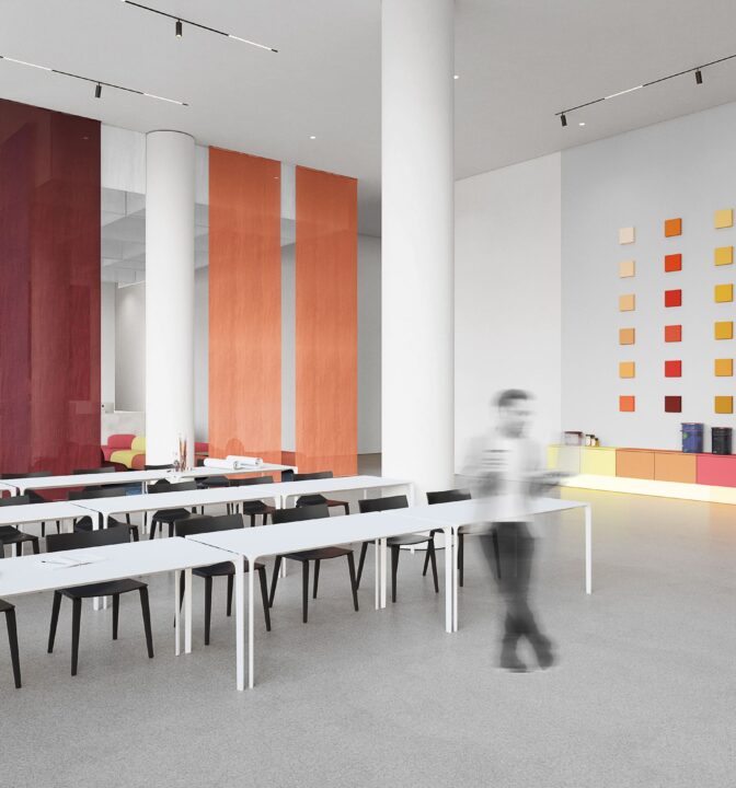 Пространство-палитра: творческий проект магазина красок - фото №4