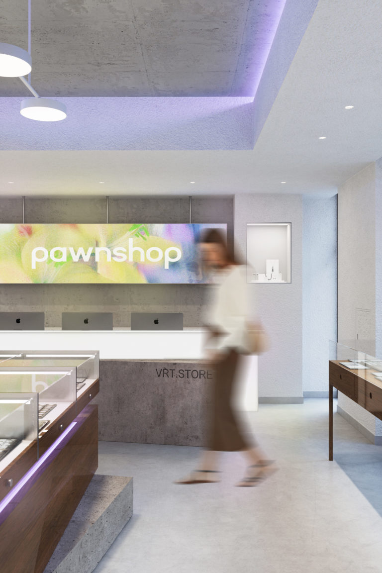 Творческий дизайн-проект ювелирного магазина VRT - фото №3