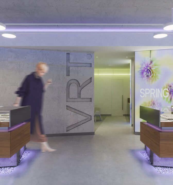 Творческий дизайн-проект ювелирного магазина VRT - фото №5