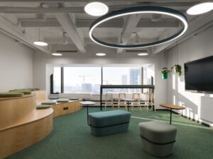 Зал для просмотра фильмов в офисе «Газстройпром»