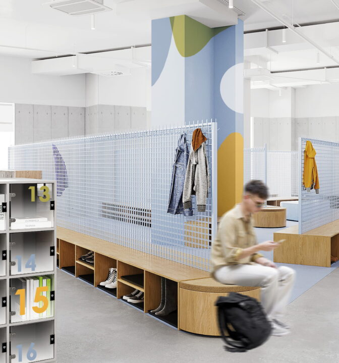 Интерьер современной школы