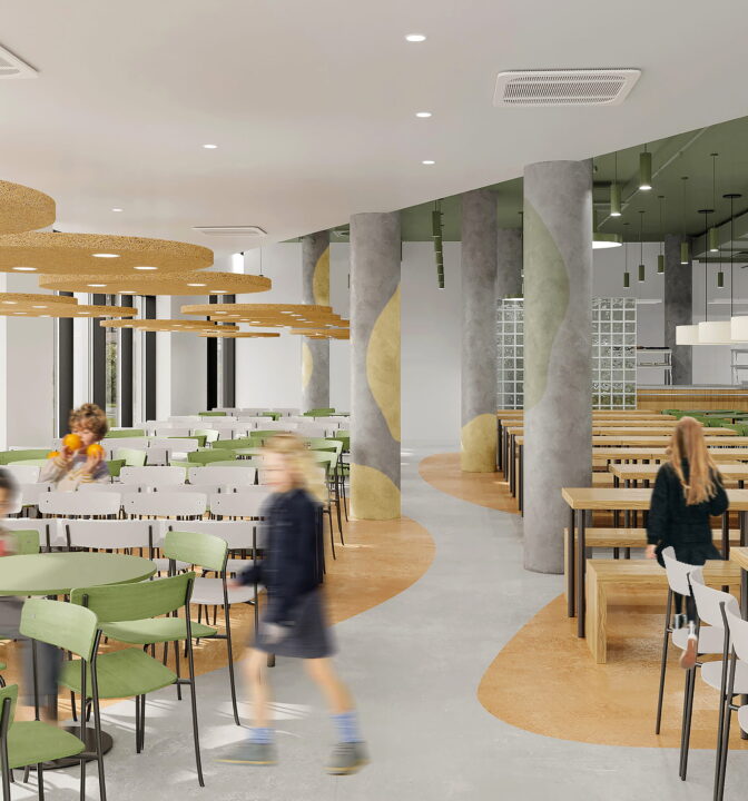 Интерьер современной школы