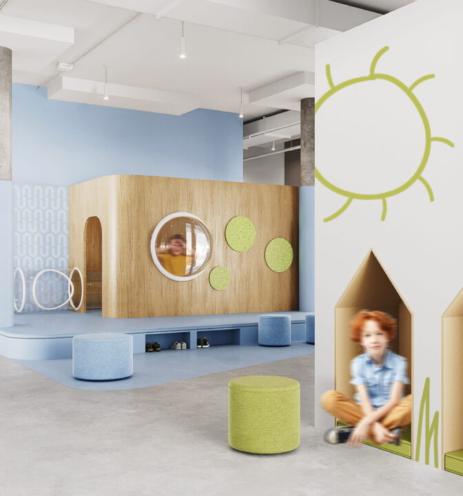 Интерьер современной школы